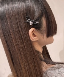 PRIVATE  BEACH（プライベートビーチ）の「リボンモチーフヘアクリップ（バレッタ/ヘアクリップ）」