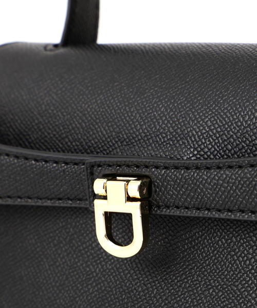 EDIT COLOGNE（エディットコロン）の「ゴールドモチーフワンハンドルトートバッグ（トートバッグ・レディース・パープル/オフホワイト/ブラック・ﾌﾘ-）」の6枚目の写真