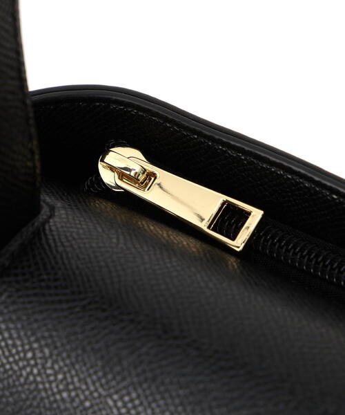 EDIT COLOGNE（エディットコロン）の「ゴールドモチーフワンハンドルトートバッグ（トートバッグ・レディース・パープル/オフホワイト/ブラック・ﾌﾘ-）」の7枚目の写真