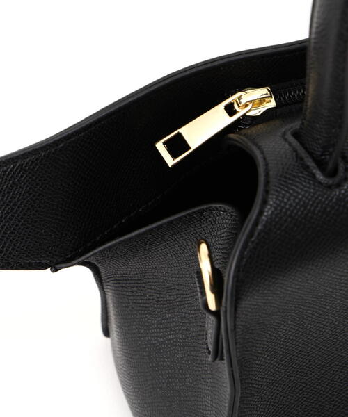 EDIT COLOGNE（エディットコロン）の「ゴールドモチーフワンハンドルトートバッグ（トートバッグ・レディース・パープル/オフホワイト/ブラック・ﾌﾘ-）」の8枚目の写真