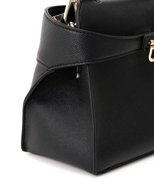 EDIT COLOGNE（エディットコロン）の「ゴールドモチーフワンハンドルトートバッグ（トートバッグ・レディース・パープル/オフホワイト/ブラック・ﾌﾘ-）」の9枚目の写真