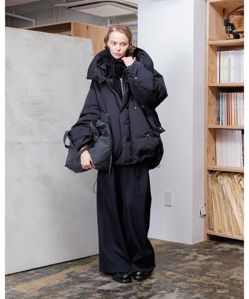 VOAAOV（ヴォアーブ）の「【VOAAOV】 KAWADA DOWN Oversize Blouson - nylon（ダウンジャケット/コート・メンズ・ブラック・0/1/2）」の5枚目の写真
