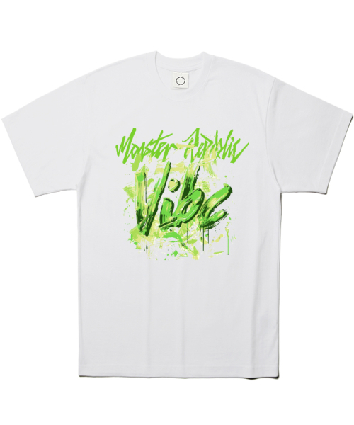 MONSTER REPUBLIC(モンスターリパブリック)の「バイブ ビビッドグリーン Tシャツ ホワイト(Tシャツ/カットソー・レディース・その他・LARGE/MEDIUM/SMALL/X-LARGE)」の2枚目の写真