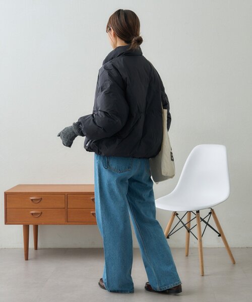 セール】【GEVACO】ノンステッチミドル中綿ジャケット（ダウン