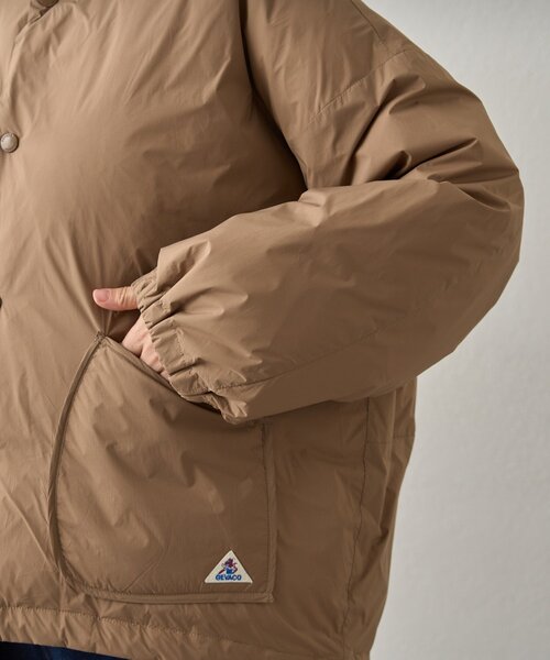 セール】【GEVACO】ノンステッチミドル中綿ジャケット（ダウン