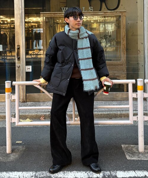 GEVACO（ゲバコ）の「【GEVACO】ノンステッチミドル中綿ジャケット（ダウンジャケット/コート・レディース・ベージュ/イエロー/ブラック・SMALL/MEDIUM/LARGE）」の9枚目の写真