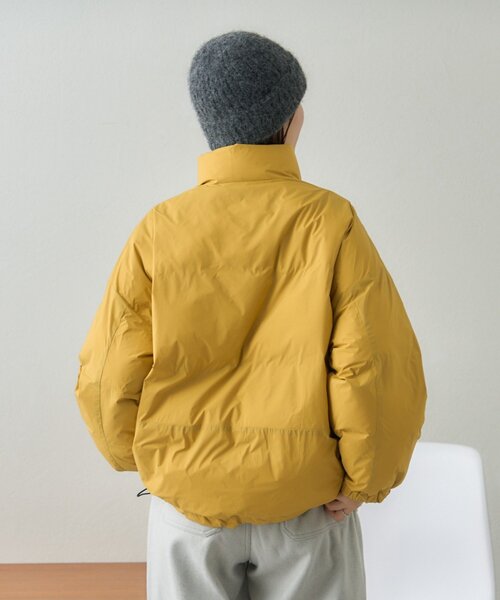 セール】【GEVACO】ノンステッチミドル中綿ジャケット（ダウン