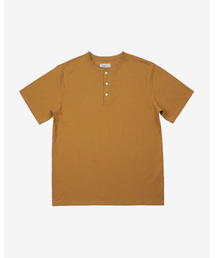 Utility Henly neck T-Shirts (Mustard)