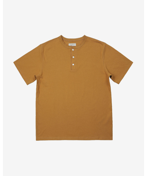 sortie(ソルティ)の「Utility Henly neck T-Shirts (Mustard)(Tシャツ/カットソー・メンズ・その他・X-LARGE/MEDIUM)」の1枚目の写真