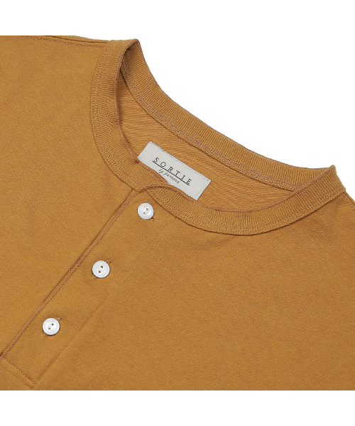 sortie(ソルティ)の「Utility Henly neck T-Shirts (Mustard)(Tシャツ/カットソー・メンズ・その他・X-LARGE/MEDIUM)」の3枚目の写真