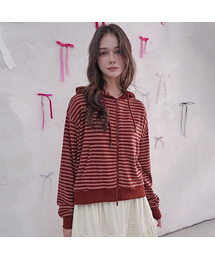 Jours Stripe Hoody Zip-up_3Colors