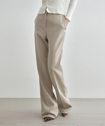 セミブーツカットスラックス ベージュ MDPT021BEIGE