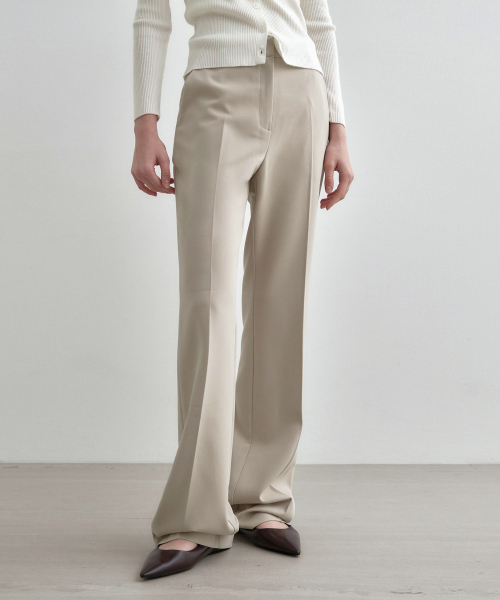 MONGDOL(モンドル)の「セミブーツカットスラックス ベージュ MDPT021BEIGE(スラックス・レディース・その他・SMALL/MEDIUM/LARGE)」の4枚目の写真
