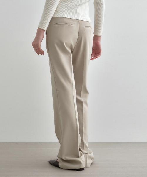 MONGDOL(モンドル)の「セミブーツカットスラックス ベージュ MDPT021BEIGE(スラックス・レディース・その他・SMALL/MEDIUM/LARGE)」の5枚目の写真