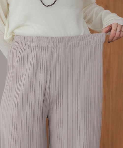 Bou Jeloud(ブージュルード)の「起毛プリーツパンツ(その他パンツ・レディース・ベージュ/A/ブラック/ブラウン・M)」の12枚目の写真