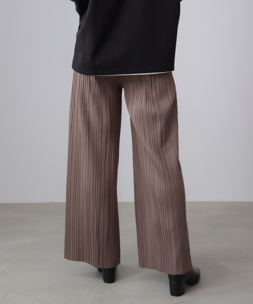 Bou Jeloud(ブージュルード)の「起毛プリーツパンツ(その他パンツ・レディース・ベージュ/A/ブラック/ブラウン・M)」の21枚目の写真