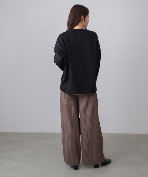 Bou Jeloud(ブージュルード)の「起毛プリーツパンツ(その他パンツ・レディース・ベージュ/A/ブラック/ブラウン・M)」の22枚目の写真