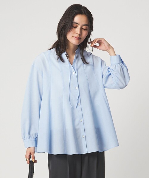 size SHORTあり］ミルフィーユ フレア ブラウス（シャツ/ブラウス