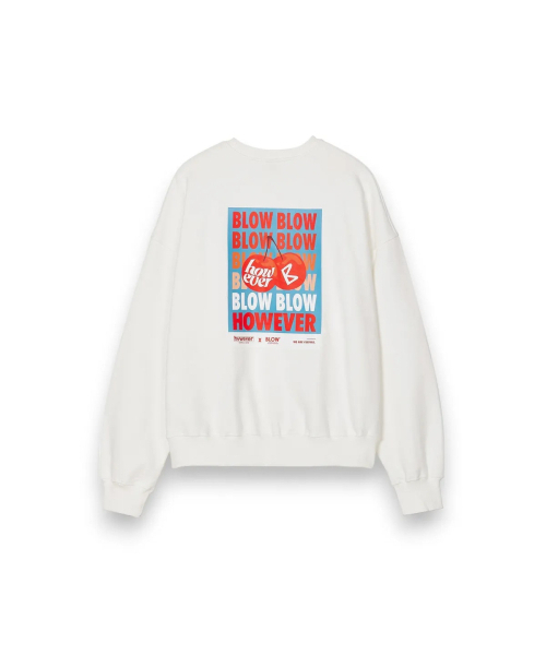 BLOW(ブロウ)の「HOWEVER x BLOW ブロウ グラフィック スウェットシャツ(スウェット・メンズ・その他・FREE)」の2枚目の写真