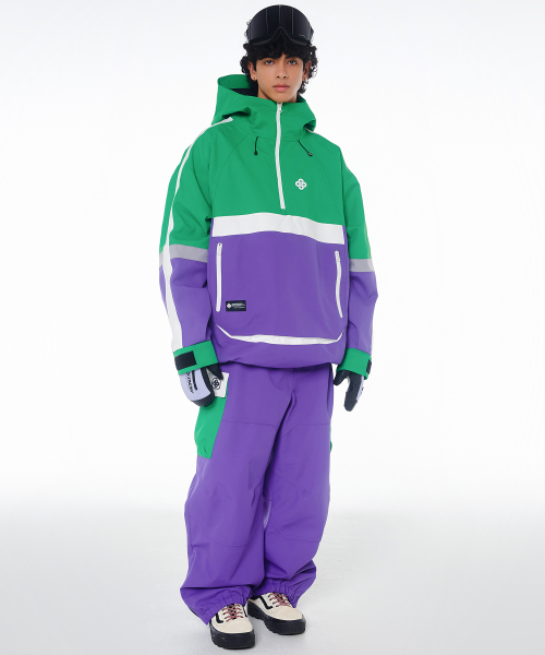 DOLL OUTERWEAR(ドラ アウターウェア)の「2425 ベロジャケット&パンツ ボードウェアセット パープル 男女共用(セットアップ・レディース・その他・LARGE/X-LARGE/X-SMALL)」の1枚目の写真