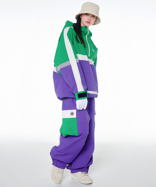DOLL OUTERWEAR(ドラ アウターウェア)の「2425 ベロジャケット&パンツ ボードウェアセット パープル 男女共用(セットアップ・レディース・その他・LARGE/X-LARGE/X-SMALL)」の11枚目の写真