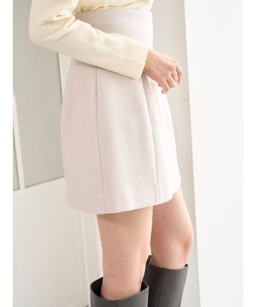 SNIDEL(スナイデル)の「構築ミニスカート(スカート・レディース・ブラック/ライトベージュ/イエロー・0/1)」の7枚目の写真