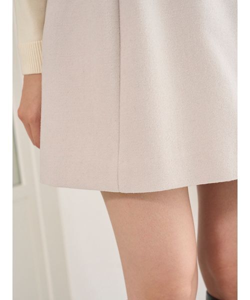 SNIDEL(スナイデル)の「構築ミニスカート(スカート・レディース・ブラック/ライトベージュ/イエロー・0/1)」の9枚目の写真