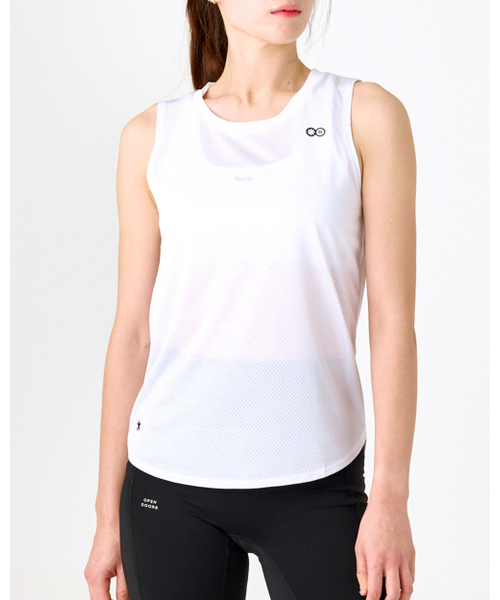 REACTIFY(リアクティファイ)の「ウィメンズ メッシュ シングレット ホワイト(Tシャツ/カットソー・レディース・その他・SMALL/MEDIUM/LARGE)」の1枚目の写真