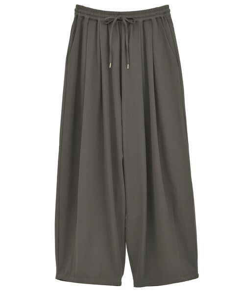 Green Parks(グリーンパークス)の「ウエストタックイージーパンツ(その他パンツ・レディース・カーキ/ブラック/チャコールグレー・FREE)」の19枚目の写真