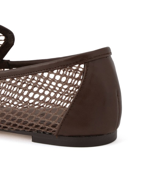 SALON adam et rope'（サロン アダム エ ロペ）の「【W S（ドゥーブル）】メッシュローファー（ローファー・レディース・ダークブラウン/ブラック・37.5/37/36.5/36）」の11枚目の写真