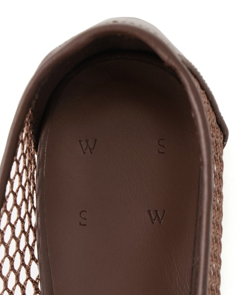 SALON adam et rope'（サロン アダム エ ロペ）の「【W S（ドゥーブル）】メッシュローファー（ローファー・レディース・ダークブラウン/ブラック・37.5/37/36.5/36）」の14枚目の写真