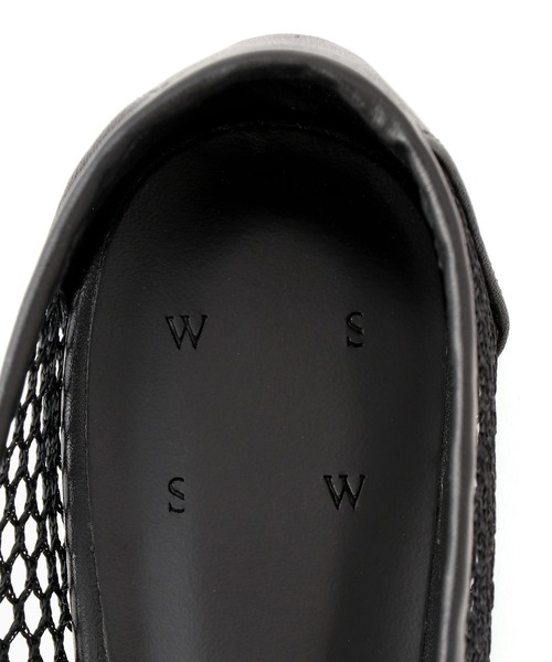 SALON adam et rope'（サロン アダム エ ロペ）の「【W S（ドゥーブル）】メッシュローファー（ローファー・レディース・ダークブラウン/ブラック・37.5/37/36.5/36）」の20枚目の写真