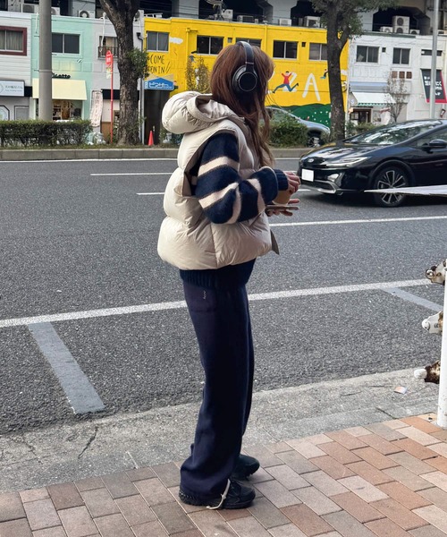 CANAL JEAN（キャナルジーン）の「El mar パファーパーカーベスト