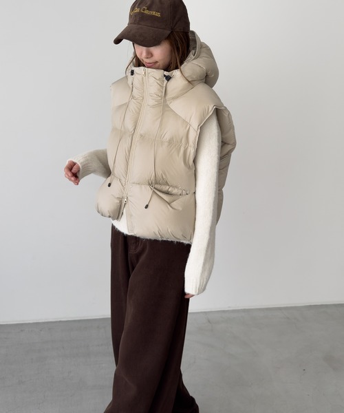 CANAL JEAN（キャナルジーン）の「El mar パファーパーカーベスト