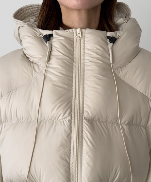 CANAL JEAN（キャナルジーン）の「El mar　パファーパーカーベスト（ダウンベスト・レディース・クリーム・ONE SIZE）」の11枚目の写真