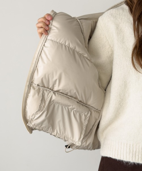 CANAL JEAN（キャナルジーン）の「El mar　パファーパーカーベスト（ダウンベスト・レディース・クリーム・ONE SIZE）」の13枚目の写真