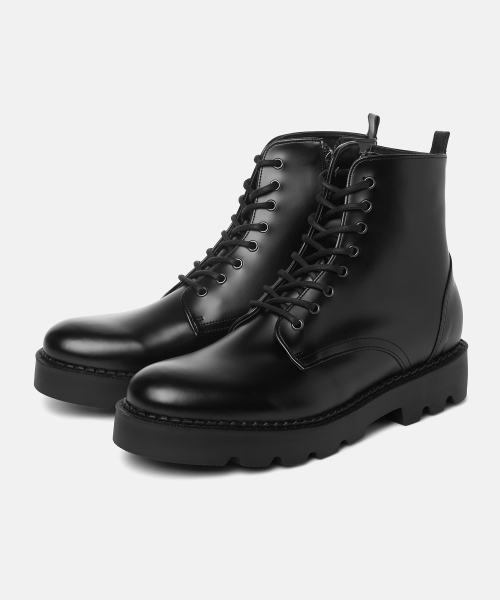 CLAYONG(クレヨン)の「6.5cm ロバーズト コマンド ジッパー ワーカー ルーク(CL0034)(ブーツ・メンズ・ブラック・26cm/27cm/28cm/25cm)」の2枚目の写真
