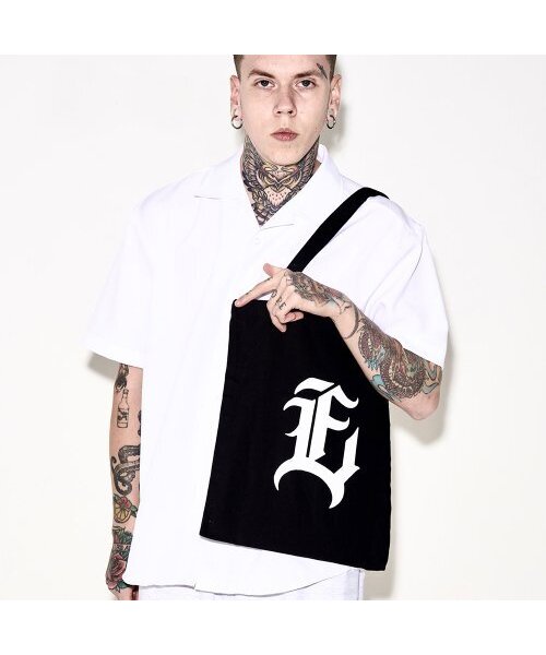 EIGHTVOLUME(エイトボリューム)の「EV Eロゴエコバッグ (ブラック)(エコバッグ/サブバッグ・メンズ・その他・ONESIZE)」の1枚目の写真