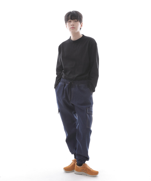 SAINTCREW(セントクルー)の「レトロラインカーゴジョガーデニムパンツ RL-311CJ ダークブルー(デニムパンツ・メンズ・その他・SMALL/MEDIUM/LARGE/X-LARGE)」の6枚目の写真