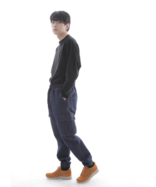 SAINTCREW(セントクルー)の「レトロラインカーゴジョガーデニムパンツ RL-311CJ ダークブルー(デニムパンツ・メンズ・その他・SMALL/MEDIUM/LARGE/X-LARGE)」の7枚目の写真