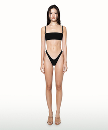 AMUN（アムン）の「Luxe Micro Bandeau Bikini Set [Black]（水着・レディース）」
