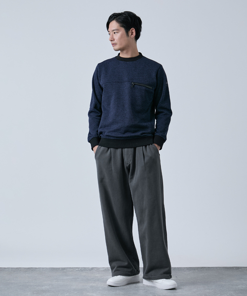 B.C STOCK（ベーセーストック）の「スウェットオーバーパンツ（スウェットパンツ・メンズ・ブラック/グレー/チャコールグレー・LARGE/MEDIUM）」の12枚目の写真