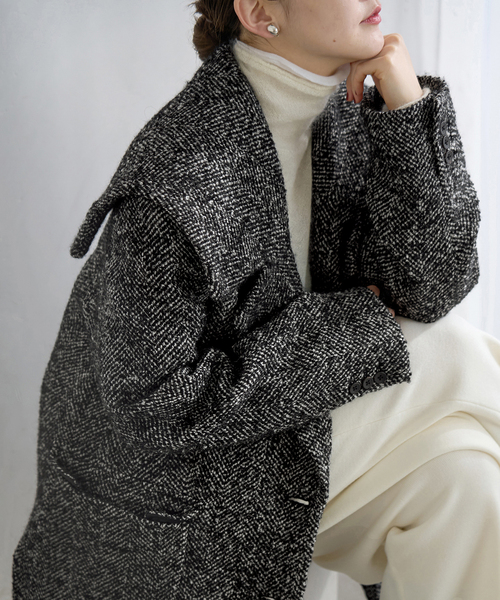 IENA（イエナ）の「ダブルモッサコート◇（その他アウター）」 - WEAR