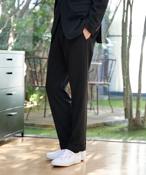 GLOBAL WORK(グローバルワーク)の「ストレッチハニカムパンツ/Salon de GW/600875(スラックス・メンズ・ブラック/ネイビー・X-LARGE/LARGE/MEDIUM/SMALL)」の8枚目の写真