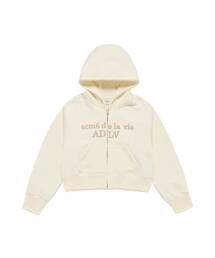 acme de la vie（アクメドラビ）の「WOMAN ZIGZAG EMBO NAPPING HOODIE ZIP UP (2COLOR)（パーカー）」