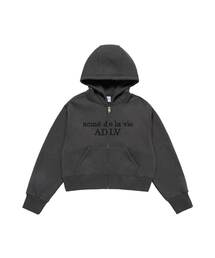 acme de la vie（アクメドラビ）の「WOMAN ZIGZAG EMBO NAPPING HOODIE ZIP UP (2COLOR)（パーカー）」