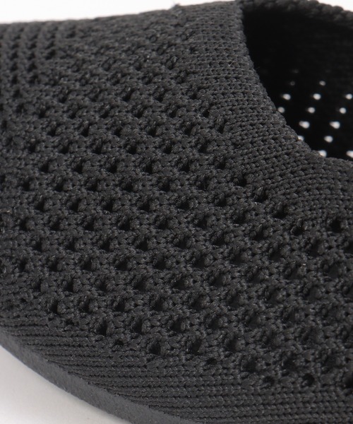 ikka（イッカ）の「【雑誌InRed4月号掲載】洗えるメッシュスクエアパンプス（パンプス・レディース・ライトグレー/シルバー系/ブラック/グリーン・M/L）」の6枚目の写真