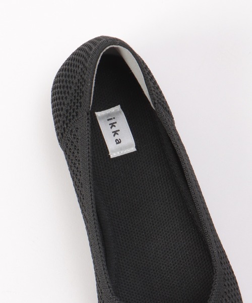 ikka（イッカ）の「【雑誌InRed4月号掲載】洗えるメッシュスクエアパンプス（パンプス・レディース・ライトグレー/シルバー系/ブラック/グリーン・M/L）」の5枚目の写真