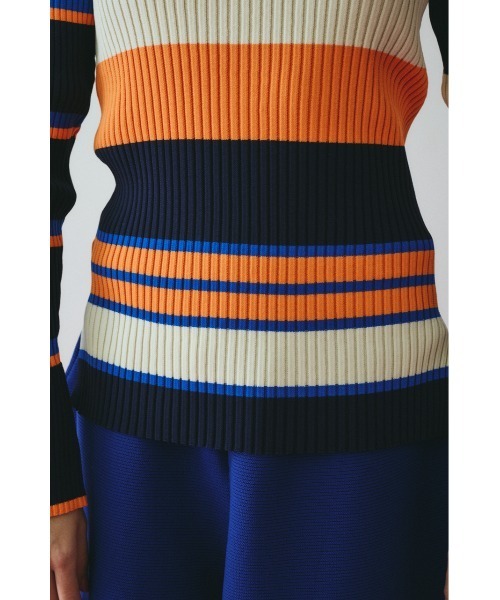 HeRIN.CYE（ヘリンドットサイ）の「Randam Border knit tops　　ランダムボーダーニットトップス（ニット/セーター・レディース・ブルー系その他3/グレー系その他・FREE）」の16枚目の写真