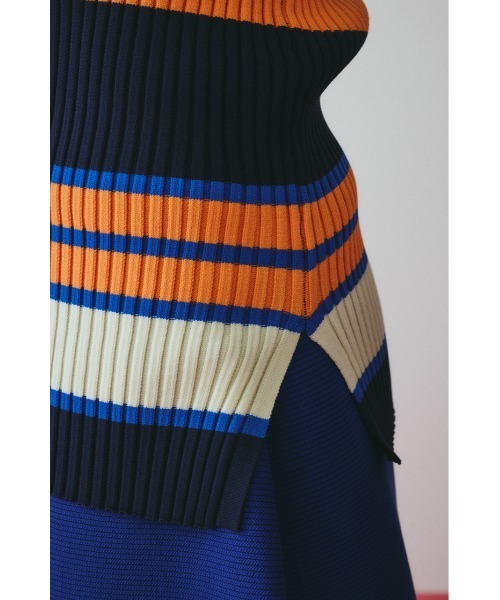 HeRIN.CYE（ヘリンドットサイ）の「Randam Border knit tops　　ランダムボーダーニットトップス（ニット/セーター・レディース・ブルー系その他3/グレー系その他・FREE）」の17枚目の写真